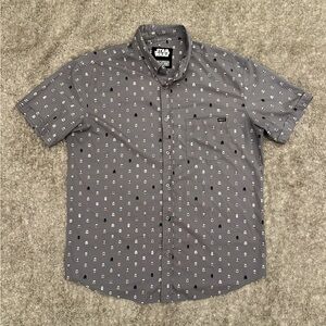 RSVLTS x Star Wars Gray “Little Troopers” Casual Button Down Shirt